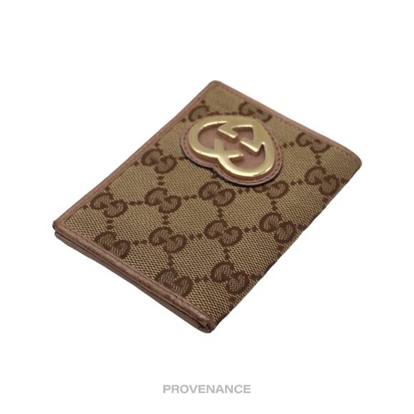 🔴 Gucci GG Canvas Heart Pocket Organizer Wallet - Blush - Picture 7 of 7